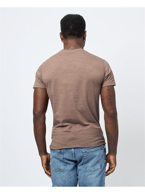 Yes Zee Raw Cut Cotton Crew Neck T-Shirt YES ZEE | T722-TL000232